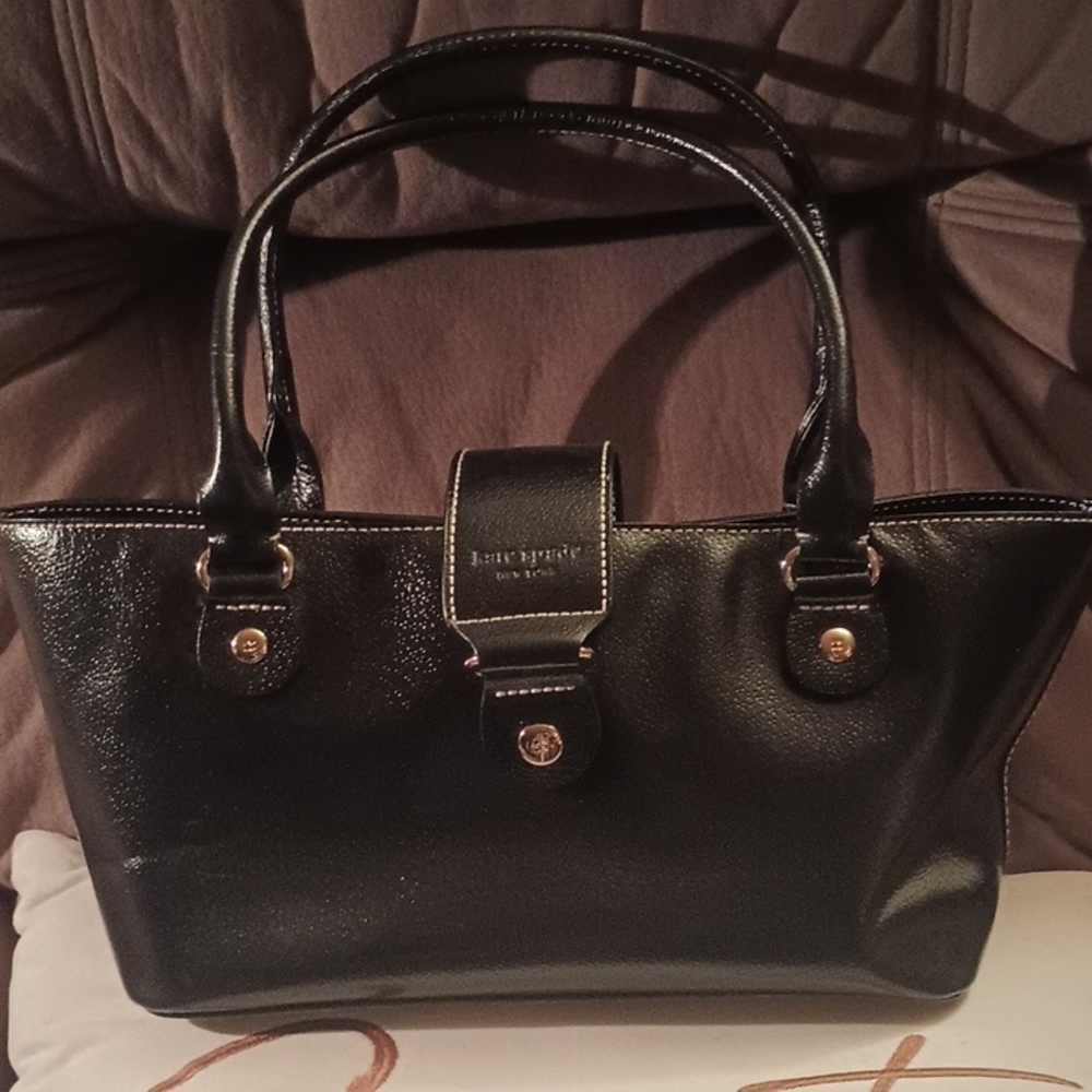 Kate Spade Black Leather Satchel